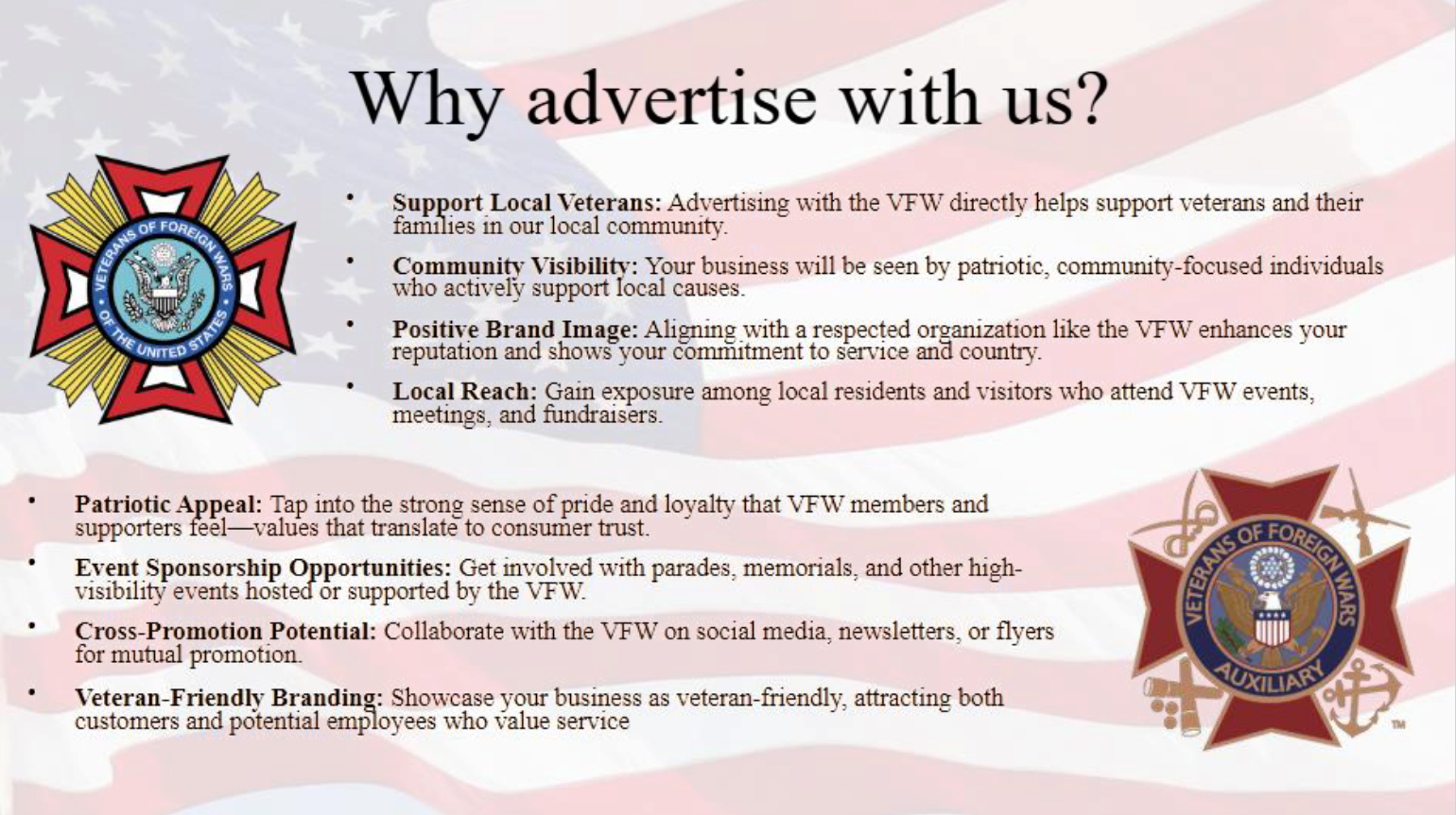 VFW Advertisement